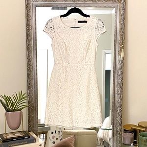 White lace dress
